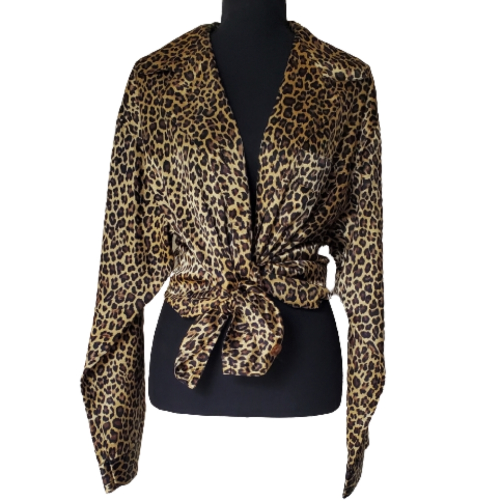 Victoria's Secret‎ Vintage 90s Cheetah Print Top.
